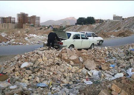 دستگیری متخلف تخلیه نخاله ساختمانی در قوچان