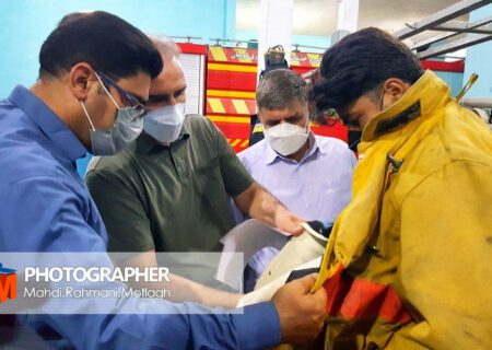 دیدار و تقدیر نماینده و دادستان قوچان از تلاش نیروهای امدادی سازمان آتش نشانی قوچان