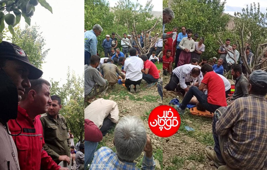 فوت جوان مقنی قوچانی در روستای گوگانلو