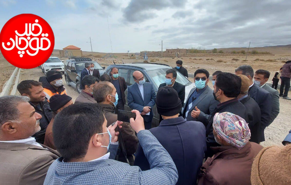 حضور معاون ساخت و نگهداری راه‌های روستایی و فرعی سازمان راهداری حمل‌ونقل جاده‌ای کشور در قوچان