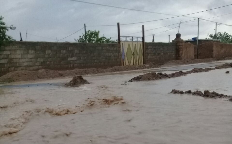 سیل روستاهای شهر قوچان را در نوردید