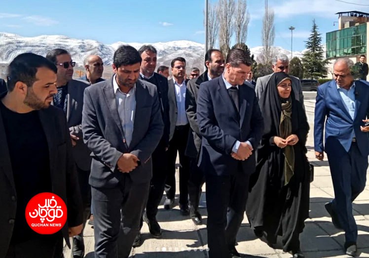 حضور و بازدید وزیر راه و شهرسازی از پایانه مرزی باجگیران پیش از سفر به ترکمنستان