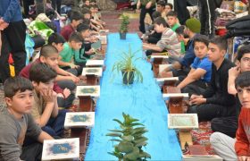 اعتکاف ۱۰۰۰ دانش‌آموز نسل سلیمانی در قوچان