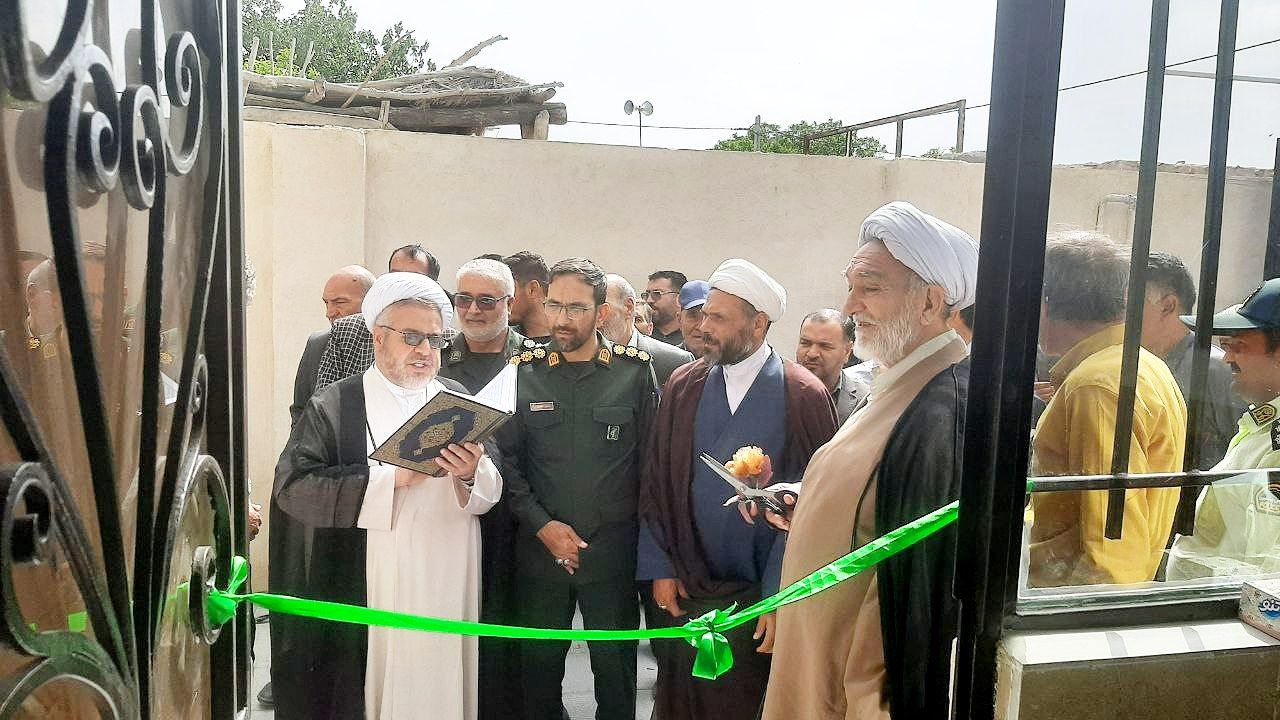 افتتاح خانه بهداشت روستای دوست آباد و برگزاری یادواره شهدای روستا