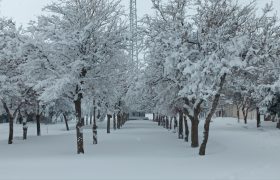 بارش ۳۲ سانتی‌متر برف در شهرستان قوچان